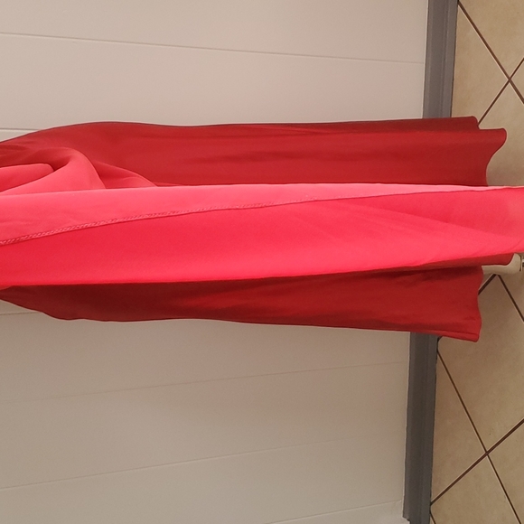 Maria Bonita Long Spaghetti Strap Dress Red Small - Picture 7 of 10